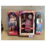 3 Barbie Dolls NIB