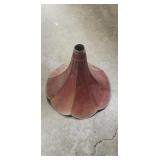 (1) Vintage Metal Phonograph Horn (13" Long)