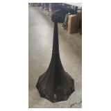 (1) Vintage Metal Phonograph Horn (30" Long)