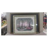 (3) Assorted Wall Art Pieces
