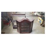 (2) Vintage Wooden Wall Display Units