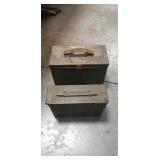 (2) Metal Ammo Box