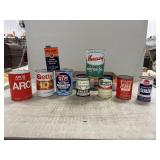 Assorted Vtg Oil Cans & Other