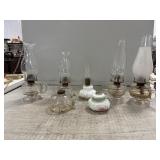 Lot of Oil Lamps