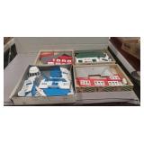 (4) Vintage Plasticville Buildings