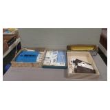 (4) Vintage Plasticville Buildings