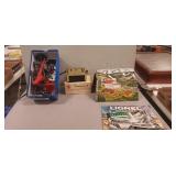 Tray Lot Of Assorted Model Train Accessories