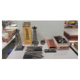 Tray Lot Of Assorted Model Train Accessories