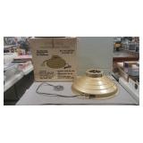Vintage Star Bell Revolving Tree Holder w/