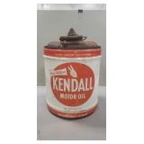 (1) Vintage Metal Motor Oil Can
