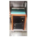 Box Of Assorted Albums & Display Case (11"×14")