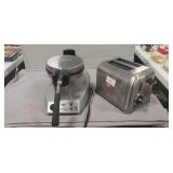 Waring Pro Electric Waffle Maker & Cuisinart