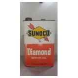 (1) Vintage "Sunoco" Motor Oil Metal Can
