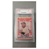 (1) Graded 1959 Topps Willie Mays Baseball Card