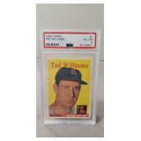 (1) Graded 1958 Topps Ted Williams Baseball Card