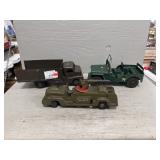 Marx, Structo, & Wyandotte Toy Army Trucks