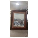 (1) Framed Print Signed & Numbered 413/750