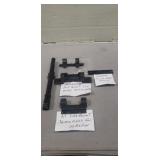 (4) Assorted Gun Mounts & (1) Scope (Review