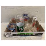 Assorted Illustrated Glassware