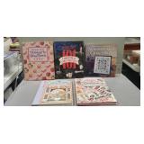 (5) Assorted Cross-Stitch Craft Books