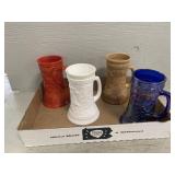 4 Fenton American Bicentennial Mugs