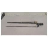 (1) Civil War Bayonet w/ Sheath (Total Length