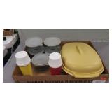 Tray Of Assorted Vintage Tupperware