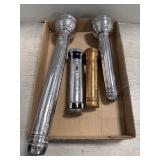 4 Vtg Flashlights