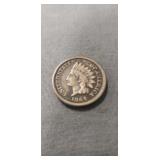 (1) 1864 Indian Head One Cent Coin
