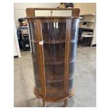 Bowed Glass Cabinet