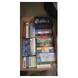 Box Lot Of Assorted VSH Tapes & More