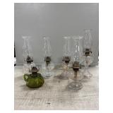 Lot of Oil Lamps