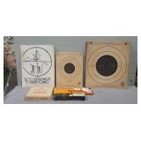 Assorted Targets, Leupold Mount Base & (2) Primer