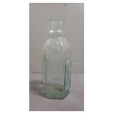 (1) Vintage Cathedral Pickle Glass Jar (13.5"