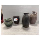 4 Stoneware/Ceramic Containers