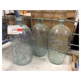 3 Buffalo Lithia Water Bottles
