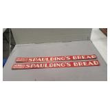 (2) Vintage Metal "Spaulding