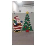 (2) Vintage Melted Plastic Popcorn Christmas