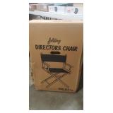 (1) Folding Directors Chair (New In Factory