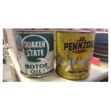(2) Cans Of Motor Oil
