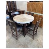 5pc Round Top Dining Set