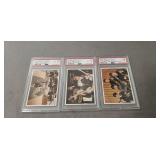 (3) Graded 1964 Beatles Cards