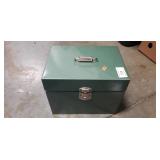 (1) Metal Storage Box (12.5"×9"×10")