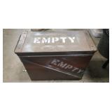 (1) Large Metal Ammo Box (1) Large Metal Ammo Box
