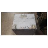 (1) Metal U.S. Navy Box (16"�16"�14") (1) Metal U.S. Navy Box (16"�16"�14")