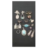 Tray Of Assorted Sterling Silver/925 Jewelry & Tray Of Assorted Sterling Silver/925 Jewelry &