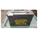(1) Metal Ammo Box (1) Metal Ammo Box