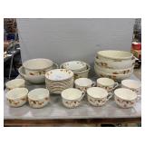 Huge Lot Of Hall Autumn Leaf Dinnerware Huge Lot Of Hall Autumn Leaf Dinnerware