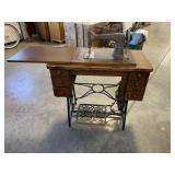 Vintage Franklin Sewing Machine Table with Vintage Franklin Sewing Machine Table with