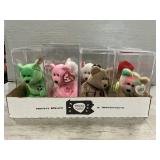 (8) Ty Beanie Babies In Cases (8) Ty Beanie Babies In Cases